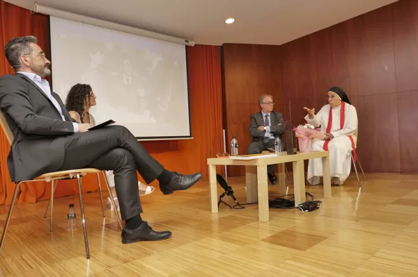 Sor Lucía Caram, Marc Simón, Laia Pineda, Enric Mtz-Castignani