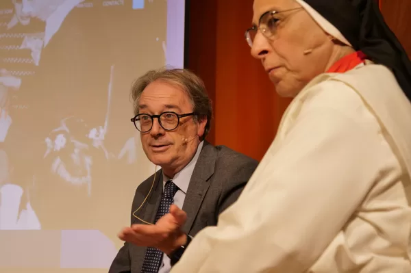 Sor Lucía Caram y Marc Simón