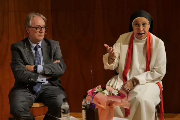 Sor Lucía Caram i Marc Simón
